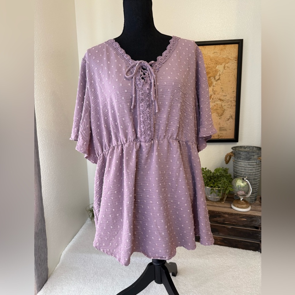 Bloomchic purple blouse
